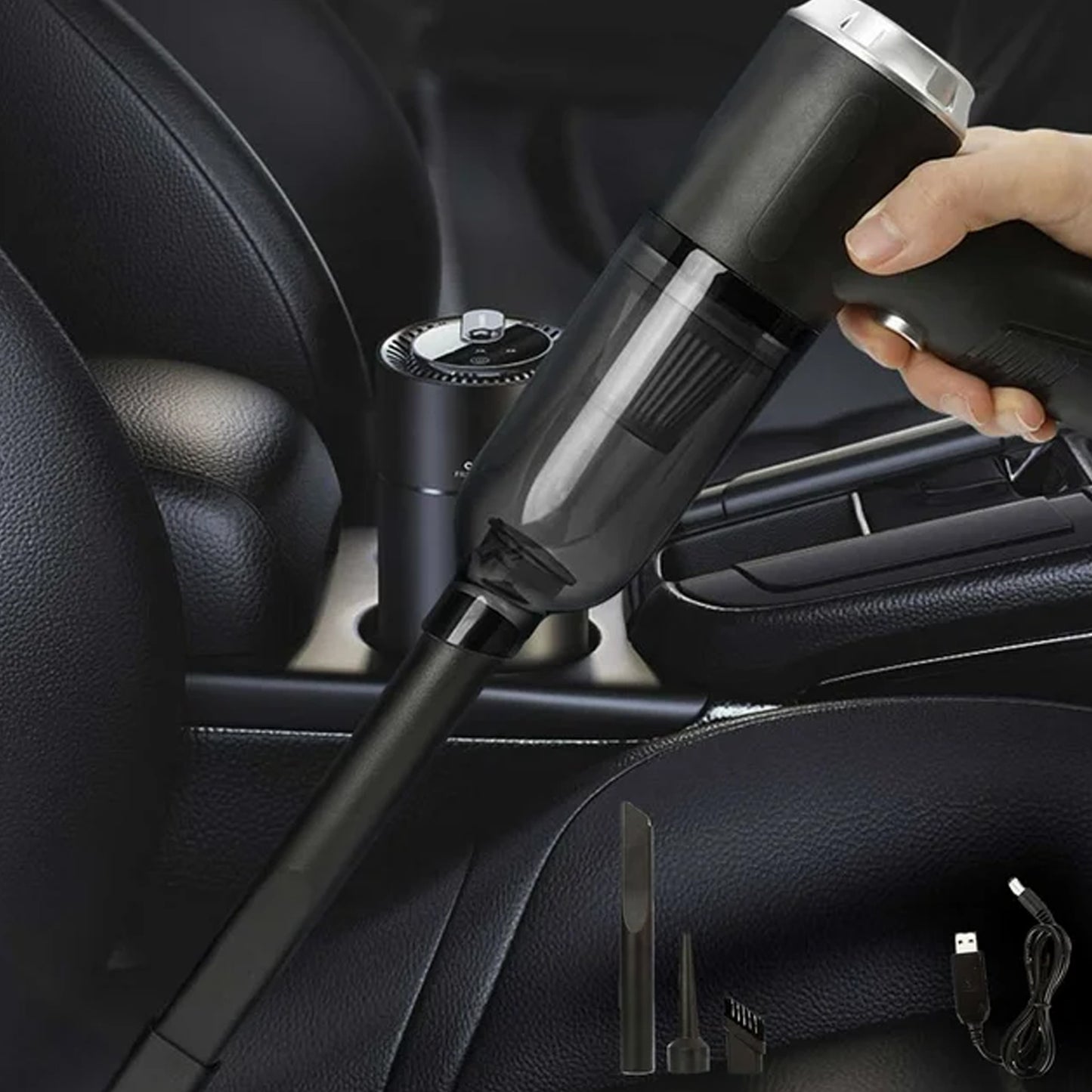 3 In 1 Car Mini Vacuum Cleaner With Blower Wireless Portable Rechargeable