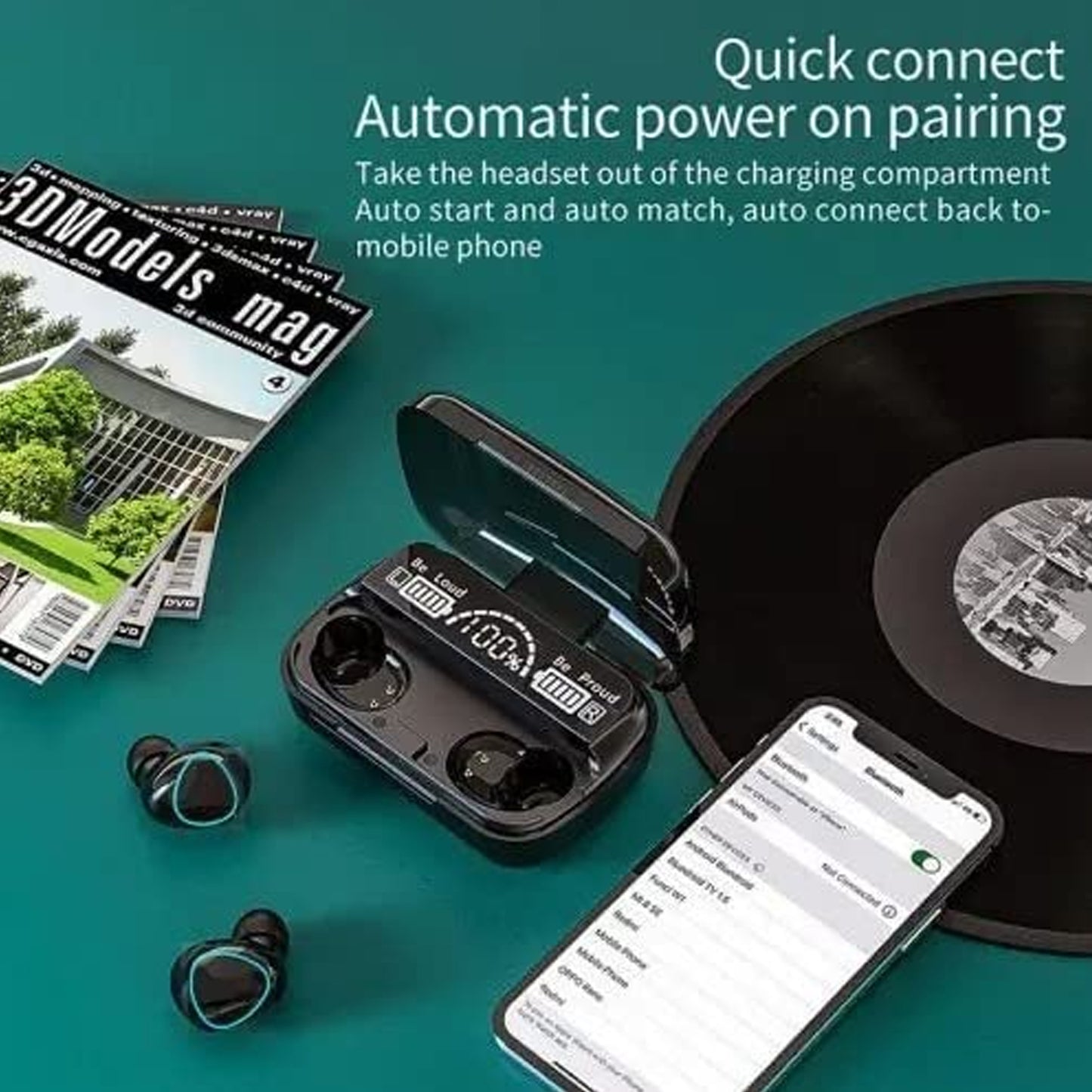 Wireless In  Earbuds Bluetooth 5.0 Headphones