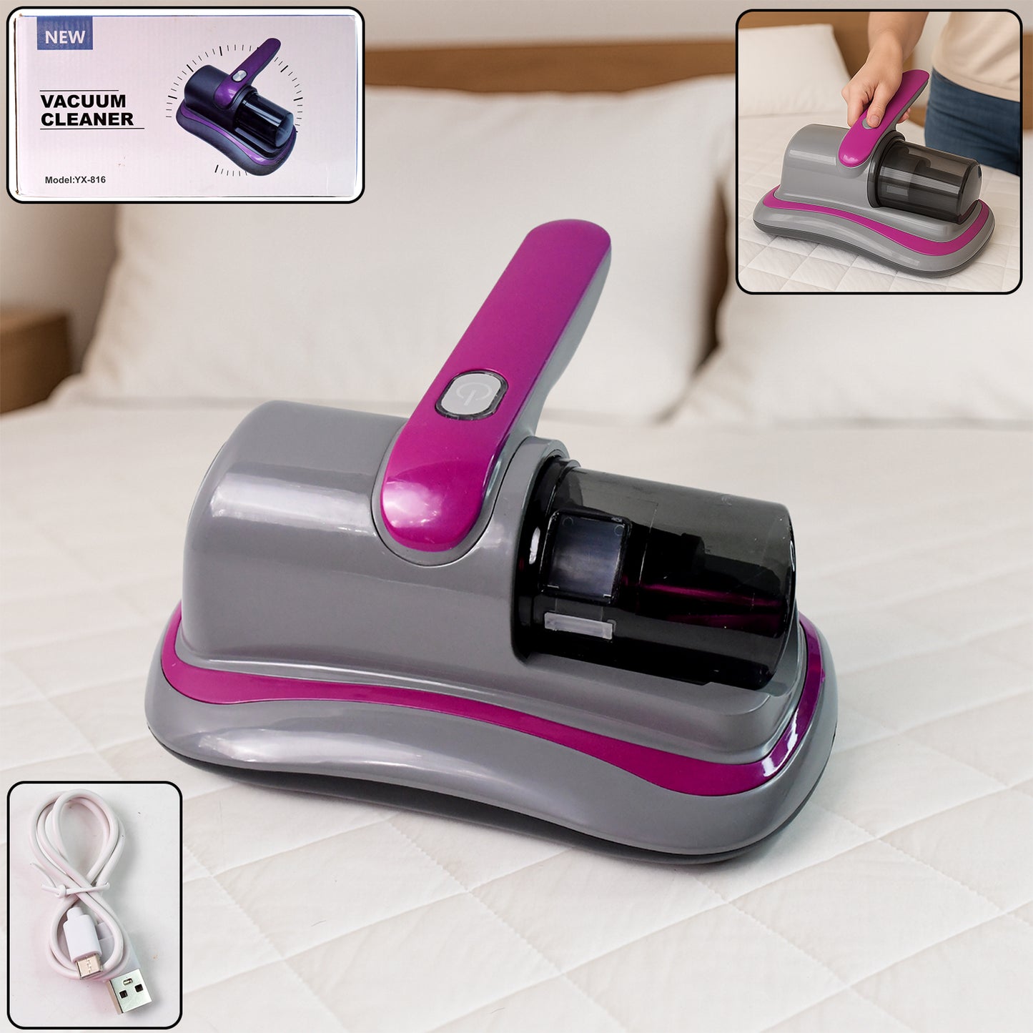 Powerful Suction Portable Handheld Vacuum Cleaner